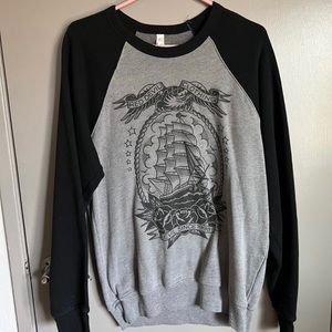 Pin up style sweatshirt